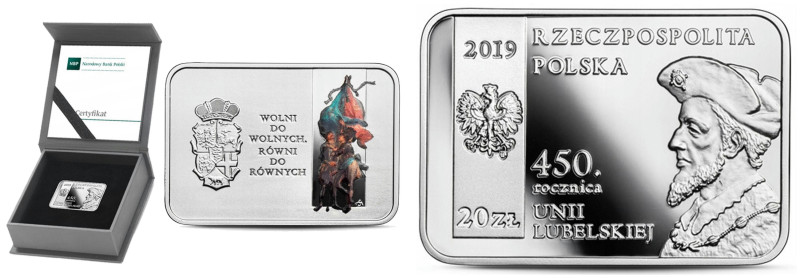 Polish circulation and collector coins after 1990
20 zlotych 2019 - 450 Rocznic...