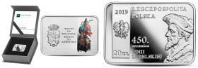 Polish circulation and collector coins after 1990
20 zlotych 2019 - 450 Rocznica Unii Lubelskiej 

Menniczy egzemplarz w oryginalnym kapslu i pudeł...