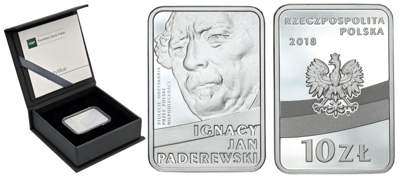 Polish circulation and collector coins after 1990
III RP. 10 zlotych 2018 Pader...