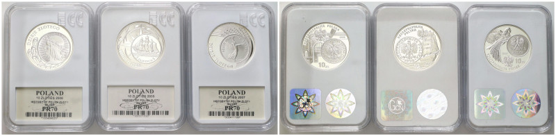 Polish circulation and collector coins after 1990
III RP. 10 zlotych 2005-2007 ...