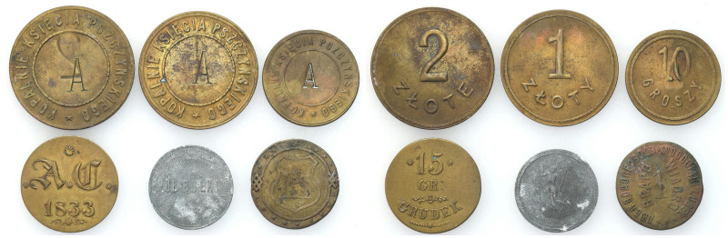 Coins of military cooperatives and substitute money
Polska/Rosja. Zestaw monet ...