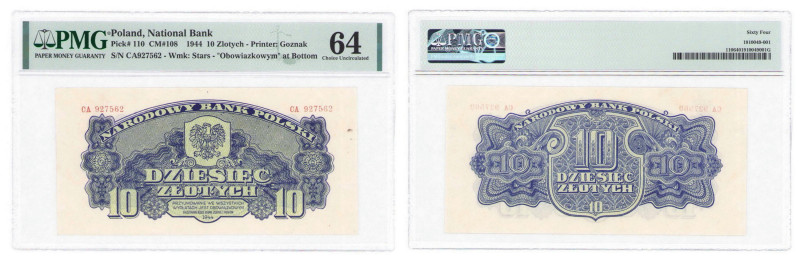 Polish banknotes 1916 - 1948
POLSKA / POLAND / POLEN / POLOGNE / POLSKO

10 z...