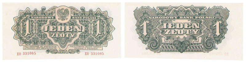 Polish banknotes 1916 - 1948
POLSKA / POLAND / POLEN / POLOGNE / POLSKO

1 zl...