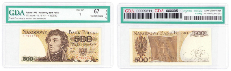 Polish banknotes - PRL
POLSKA / POLAND / POLEN / POLOGNE / POLSKO

500 zlotyc...