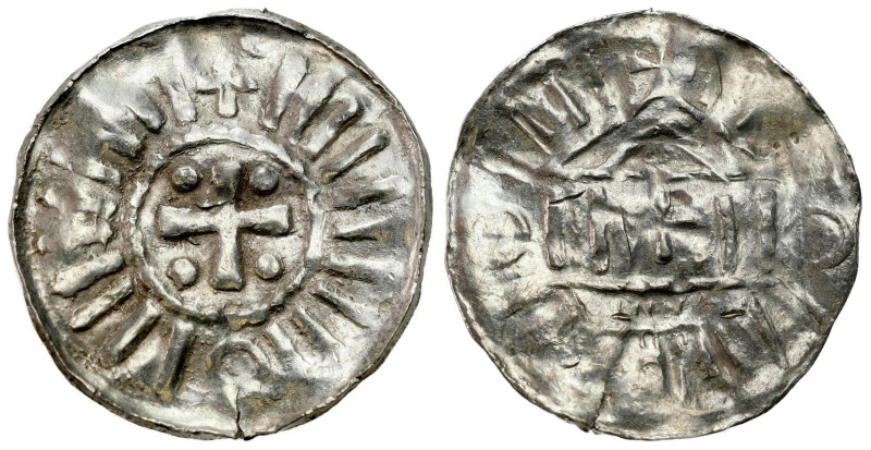 Medieval coins - World
Germany, Saxony. Saxon bishops. Cross denarius 
AW: Świ...