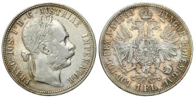 Austria
Austria, Franz Joseph I (18481916). 1 florin 1883, Vienna 

Resztki połysku.&nbsp;

Details: Ag 
Condition: 3 (VF) 
Literature: Herinek...