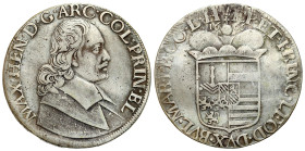 Belgium
Belgium. Maximilian Henry of Bavaria (16501688). Patagon 1666, Li?ge - RARE 

Rzadki typ monety.

Details: 27,86 g Ag 
Condition: 3/3+ (...