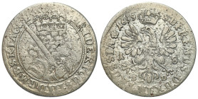 Germany
Germany, Brandenburg-Prussia. Frederick III (16881701). Ort 1699 SD, Knigsberg 

Ślady długiego obiegu.&nbsp;Czyszczony.

Details: 5,33 g...