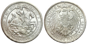 Germany
Germany. Wilhelm II (18881918). 3 marks 1915 A, Berlin - RARE and BEAUTIFUL 

Bardzo rzadka trzymarkówka wybita na 100 rocznicę przyłączeni...