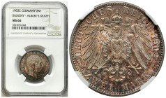 Germany
Germany, Saxony. 2 Marks 1902 E, Muldenhtten - Beautiful NGC MS66 (2 MAX) 

Druga najwyższa nota gradingowa na świecie.Menniczy egzemplarz,...