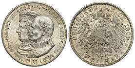 Germany
Germany, Saxony. Frederick Augustus III (19041918). 2 marks 1909, Muldenhtten - NICE 

Wybite na 500–lecie uniwersytetu w Lipsku.Bardzo ład...