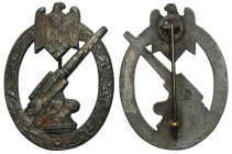 Germany
Germany. Luftwaffe Anti-Aircraft Artillery Badge 

Odznaka została ustanowiona 10 stycznia 1941r. przez Marszałka Rzeszy Hermanna Goringa. ...