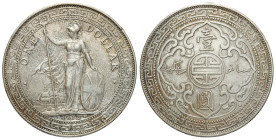 Great Britain / England
Great Britain, British India. ers V (1910-1936). Dollar 1912, Bombay 

Ładnie zachowany.

Details: 26,87 g Ag 
Condition...