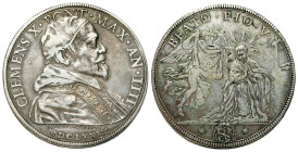 Italy and the Vatican
Italy, Vatican. Clemens X (16701676). Piastra 1673, Rome 

Ciemna patyna.

Details: 31,64 g Ag 
Condition: 3 (VF) 
Litera...