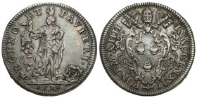 Italy and the Vatican
Vatican. Innocenzo XII (1691-1700). Testone 

Ładnie zachowane. wiekowa patyna.

Details: 9,09 g Ag 
Condition: 2- (EF-) ...