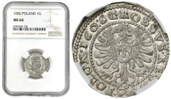 Sigismund III Vasa 
POLSKA / POLAND / POLEN / POLOGNE / POLSKO

Zygmunt III Waza, Grosz 1606, Krakow / Cracow NGC MS64 (MAX) 

Piękna moneta doce...