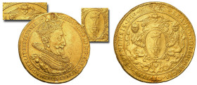 Sigismund III Vasa 
POLSKA / POLAND / POLEN / POLOGNE / POLSKO

Zygmunt III Waza. Donative of 10 Ducats (Dukaten) 1614 BEZ BELEK W KRZYŻU, Gdańsk /...