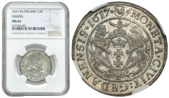 Sigismund III Vasa 
POLSKA / POLAND / POLEN / POLOGNE / POLSKO

Zygmunt III Waza. Ort (18 groszy) Groschen 1617, Gdańsk / Danzig NGC MS63 - BEAUTIF...