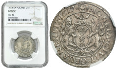 Sigismund III Vasa 
POLSKA / POLAND / POLEN / POLOGNE / POLSKO

Zygmunt III Waza. Ort (18 groszy) Groschen 1617, Gdańsk / Danzig NGC AU53 
AW: Pop...