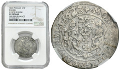 Sigismund III Vasa 
POLSKA / POLAND / POLEN / POLOGNE / POLSKO

Zygmunt III Waza. Ort (18 groszy) Groschen 1623, Gdańsk / Danzig, NGC XF - PODWÓJNA...