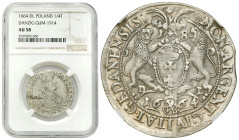 John II Casimir 
POLSKA / POLAND / POLEN / POLOGNE / POLSKO

Jan II Kazimierz. Ort (18 groszy) Groschen 1664, Gdańsk / Danzig NGC AU58 - RARE YEAR ...