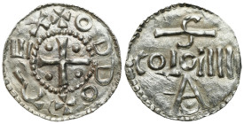 Medieval Coins World
POLSKA / POLAND / POLEN / POLOGNE / POLSKO

Germany, Lower Lorraine - Cologne. Otto III (983-1002). Denarius 
AW: Krzyż z kul...