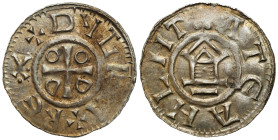 Medieval Coins World
POLSKA / POLAND / POLEN / POLOGNE / POLSKO

Germany, Saxony - Otto III (9831002). Denarius type OAP 
AW: Krzyż, w kątach krzy...