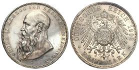 World coins 
POLSKA / POLAND / POLEN / POLOGNE / POLSKO

Germany, Saxe-Meiningen. George II (18661914). 5 mark 1902 D, Munich - PROOF LIKE 

Bard...