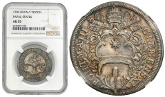 World coins 
POLSKA / POLAND / POLEN / POLOGNE / POLSKO

Italy and Vatican. Clemans XI (1700-1721). Testone 1703 NGC AU55 (MAX) - RARE 
AW: Herb z...