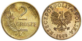 PROBE coins Poland after 1945
POLSKA / POLAND / POLEN / II RP / PROBA / PATTERN

PRL. PROBE / PATTERN brass 2 grosze 1949 - MINTAGE 100 pieces 

...