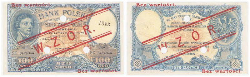 Banknotes
POLSKA / POLAND / POLEN / POLOGNE / POLSKO

SPECIMEN / WZOR 100 zlo...