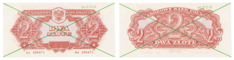 Banknotes
POLSKA / POLAND / POLEN / POLOGNE / POLSKO

SPECIMEN / WZOR. 2 zlot...