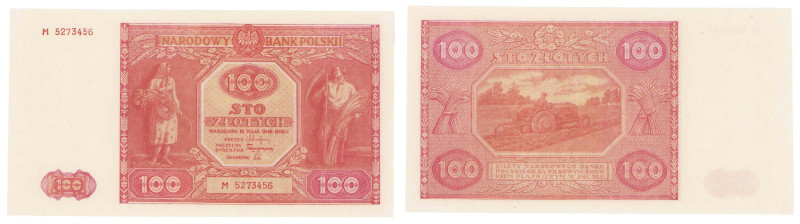 Banknotes
POLSKA / POLAND / POLEN / POLOGNE / POLSKO

100 zlotych 1946 seria ...