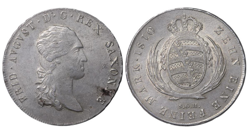 Kingdom of Saxony (German States), King Frederick Augustus I (1806-1827), 1 conv...