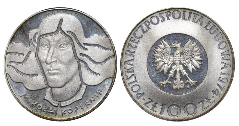 Poland, Polish People's Republic (1952-1989), 100 zlotys, 1974 year, Silver, 16,...