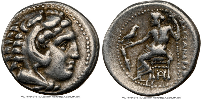 MACEDONIAN KINGDOM. Alexander III the Great (336-323 BC). AR drachm (17mm, 1h). ...