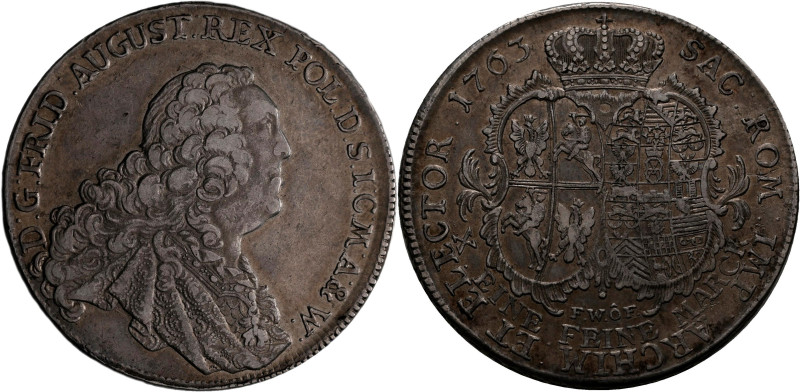 Altdeutschland und RDR bis 1800: Sachsen, Friedrich August II. 1733-1763: Taler ...