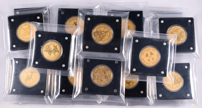 Medaillen Deutschland - Sonstige: Goldmedaillen: 28 x 1/200 OZ sowie 3 x 1/100 O...