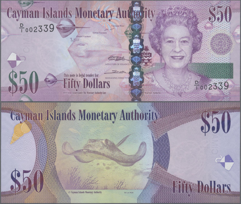 Cayman Islands: Cayman Islands Monetary Authority, 50 Dollars 2010, P.42a in UNC...