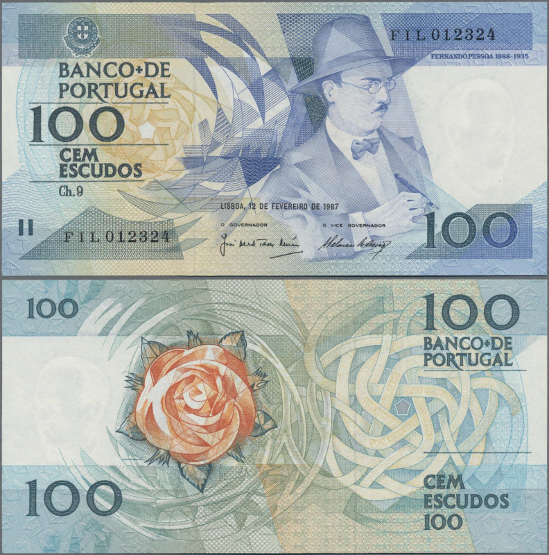 Portugal: Banco de Portugal, 100 Escudos 1987 Commemorative Issue with prefix ”F...