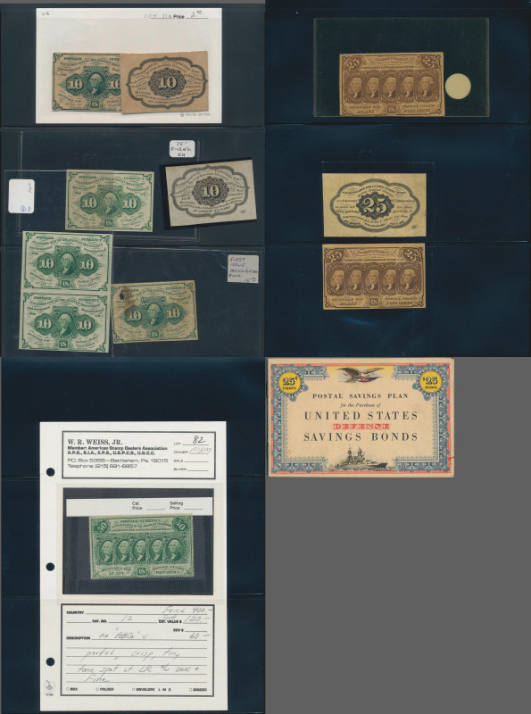 United States of America: Fractional Currency – Postage Currency First Issue 186...