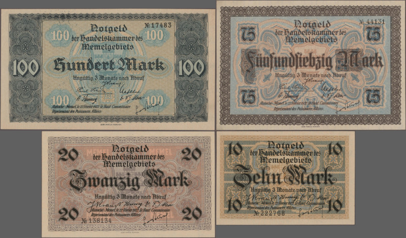 Deutschland - Nebengebiete Deutsches Reich: Memel – Notgeld der Handelskammer, L...