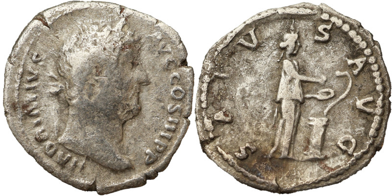 Hadrian AR Denarius, 133-135 AD. Obv: HADRIANVS AVG COS III P P: Head of Hadrian...