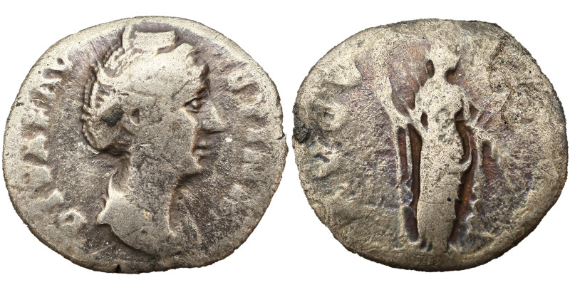 Faustina the Elder AR Denarius, 138-40 AD.
2.79 g, 17 mm