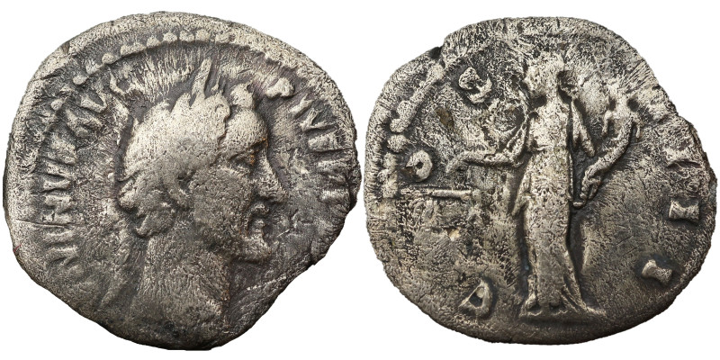 Antoninus Pius AR Denarius, 148-149 AD Obv: ANTONINVS AVG PIVS P P TR P XII: Hea...