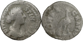 Faustina the younger AR Denarius 161-176 AD. 
2.92 g, 18 mm
