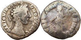 Commodus AR Denarius, 177-192 
2.14 g, 17 mm