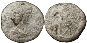 Julia Domna AR Denarius 193-217 AD. 
2.8 g, 16 mm