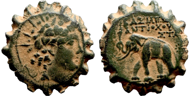 Seleukid Kings of Syria, Antiochos VI Dionysos (144-142 BC), Serrate Æ

22mm 7...