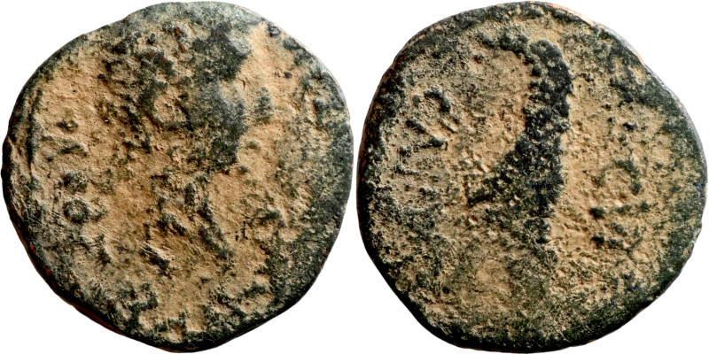 Greek coin 1-4 Century bronze

17mm 2,56g

Artificial sand patina